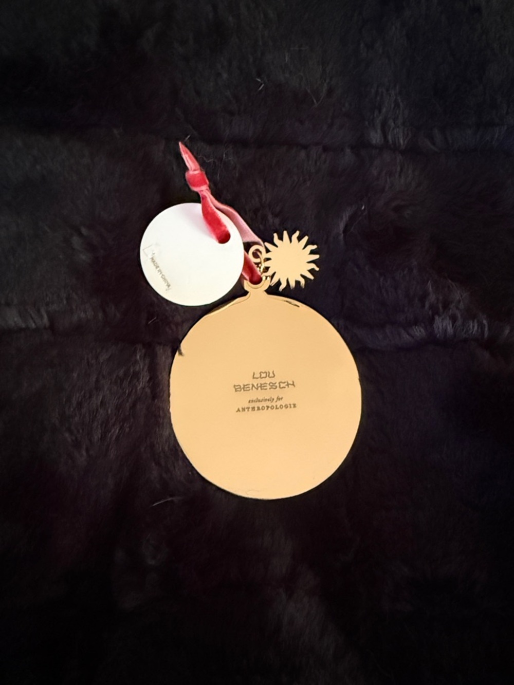 🎅BOGO 50%🎅Anthropologie Gold Sagittarius Zodiac Ornament - Picture 2 of 3